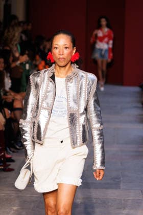 IPA89012842 - Milan, Milan Women™s Fashion Week Spring Summer 2027 - Women™s Fashion, Spring Summer 2027 - Marco Rambaldi™s fashion show - pictured on the runway: Model  Copyright: xCinziaxCamelax xx IPA89012842