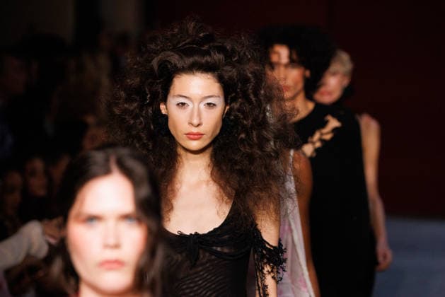 IPA89012891 - Milan, Milan Women™s Fashion Week Spring Summer 2027 - Women™s Fashion, Spring Summer 2027 - Marco Rambaldi™s fashion show - pictured on the runway: Model  Copyright: xCinziaxCamelax xx IPA89012891