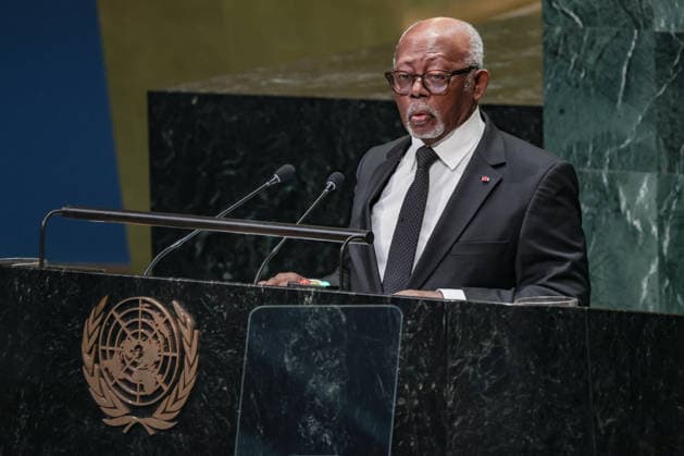 September 26, 2026, New York, New York, United States: LEJEUNE MBELLA MBELLA, Minister of External Relations of Cameroon, addresses the General Debate of the 81st UN General Assembly as the personal representative of President Paul Biya, with Cameroon focusing on African security and regional cooperation, development partnerships and strengthening its diplomatic and economic relations with international partners. New York United States - ZUMAo116 20260926_znp_o116_177 Copyright: xBiancaxOterox