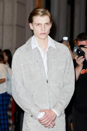 MFW Spring Summer 2027 Bottega Veneta leaving MP MILAN, ITALY - SEPTEMBER 26: Emmanuel Macchia leaves her hotel to attending Bottega Veneta fashion show during the Milan Fashion Week - Womenswear Spring Summer 2027 on September 24, 2026 in Milan, Italy. Photo by Marco Piovanotto Abacapress.com Milan Italy  Copyright: xPiovanottoxMarco ABACAx
