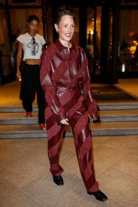 MFW Spring Summer 2027 Bottega Veneta leaving MP MILAN, ITALY - SEPTEMBER 26: Vicky Krieps leaves her hotel to attending Bottega Veneta fashion show during the Milan Fashion Week - Womenswear Spring Summer 2027 on September 24, 2026 in Milan, Italy. Photo by Marco Piovanotto Abacapress.com Milan Italy  Copyright: xPiovanottoxMarco ABACAx