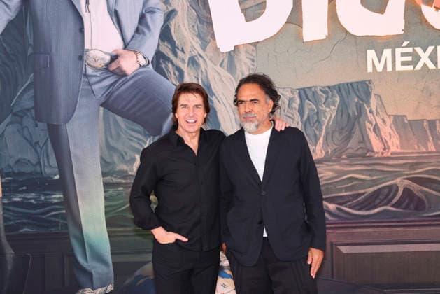 Digger Film Photocall in Mexico City (L-R) American actor Tom Cruise and Director Alejandro Gonzalez Inarritu attend the Digger Photocall at the Four Seasons Hotel Mexico Cityl on September 26, 2026 in Mexico City, Mexico. (Photo by Yamak Perea Eyepix Group) Copyright: xYamakxPerea xEyepixxGroupx YP_26092026_197894
