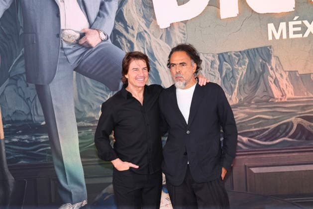 Digger Film Photocall in Mexico City (L-R) American actor Tom Cruise and Director Alejandro Gonzalez Inarritu attend the Digger Photocall at the Four Seasons Hotel Mexico Cityl on September 26, 2026 in Mexico City, Mexico. (Photo by Yamak Perea Eyepix Group) Copyright: xYamakxPerea xEyepixxGroupx YP_26092026_197899