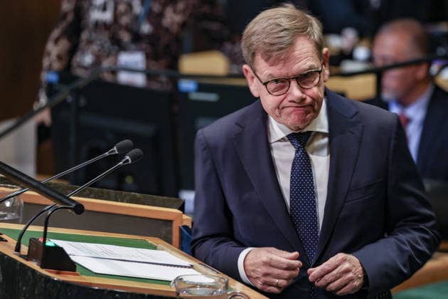 September 26, 2026, New York, New York, United States: JOHANN WADEPHUL, Federal Minister for Foreign Affairs of Germany, addresses the General Debate of the 81st UN General Assembly, with Germany focusing on support for Ukraine, European and maritime security, international cooperation and reform of the UN amid continuing global conflicts. New York United States - ZUMAo116 20260926_znp_o116_100 Copyright: xBiancaxOterox