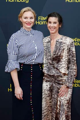 Rosalie Thomass and Daniela Dröscher at the premiere of the feature film *Lies About My Mother* at the 34th Filmfest Hamburg 2026 at Cinemaxx Dammtor in Hamburg, September 26, 2026 Foto:xC.xTamckex xFuturexImagex luegen_6922