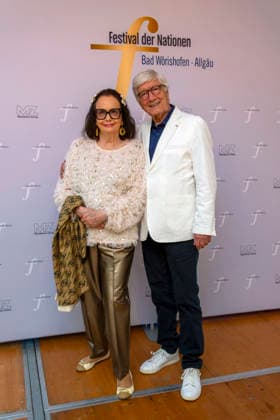 September 26, 2026, International Classical Music Festival Festival of Nations 2026, at the Kurhaus in Bad Wörishofen, Unterallgäu; prior to the opening concert featuring Sol Gabetta, VIP reception for guests of honor, including actor Christian Wolff and his wife Marina Handloser, September 26, 2026, Bad Wörishofen Classical Music Festival September 26, 2026, Bad Wörishofen Classical Music Festival