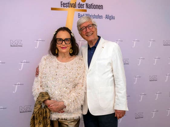 September 26, 2026, International Classical Music Festival Festival of Nations 2026, at the Kurhaus in Bad Wörishofen, Unterallgäu; prior to the opening concert featuring Sol Gabetta, VIP reception for guests of honor, including actor Christian Wolff and his wife Marina Handloser, September 26, 2026, Bad Wörishofen Classical Music Festival September 26, 2026, Bad Wörishofen Classical Music Festival
