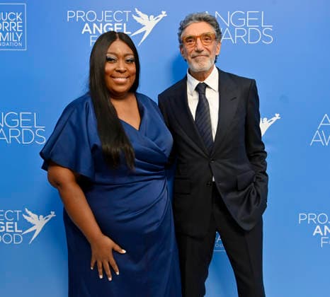 Loni Love and Chuck Lorre attend Project Angel Food s Angel Awards 2026 at the Chuck Lorre Family Foundation Campus in Los Angeles on Saturday, September 26, 2026. Project Angel Food s mission is to prepare and deliver healthy meals to feed people impacted by serious illness, bringing comfort and hope every day.  LAP2026092601 JIMxRUYMEN