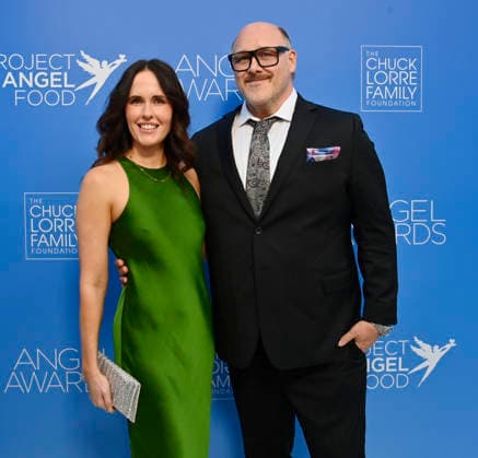 Molly Sasso (L) and Will Sasso attend Project Angel Food s Angel Awards 2026 at the Chuck Lorre Family Foundation Campus in Los Angeles on Saturday, September 26, 2026. Project Angel Food s mission is to prepare and deliver healthy meals to feed people impacted by serious illness, bringing comfort and hope every day.  LAP2026092605 JIMxRUYMEN