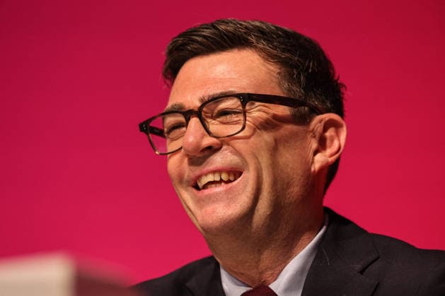 Labour Party Annual Conference 2026 Prime Minister of the United Kingdom Andy Burnham looks on and smiles as the opening speech gets underway during the Labour Party Annual Conference 2026 at Convention Centre, Liverpool, United Kingdom on 27 September 2026 (Photo by Mark Cosgrove News Images) Liverpool Convention Centre Merseyside United Kingdom Copyright: xMarkxCosgrove NewsxImagesx