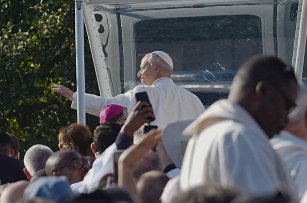 NEWS le Pape Leon XIV au Scanctuaire de Lourdes- - 27 09 2026 LOURDES, FRANCE SEPTEMBER 27: Pope Leo XIV during Mass at the Sanctuary of Lourdes. This trip marks the first visit by a pope to this European country since that of Benedict XVI in 2008.in Lourdes Photo: Laurent Lairys. LourdesFrance  Copyright: xLaurentxLairysx