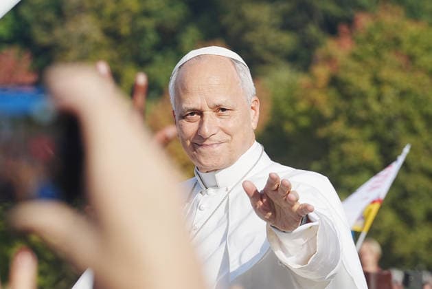 NEWS le Pape Leon XIV au Scanctuaire de Lourdes- - 27 09 2026 LOURDES, FRANCE SEPTEMBER 27: Pope Leo XIV during Mass at the Sanctuary of Lourdes. This trip marks the first visit by a pope to this European country since that of Benedict XVI in 2008.in Lourdes Photo: Laurent Lairys. LourdesFrance  Copyright: xLaurentxLairysx