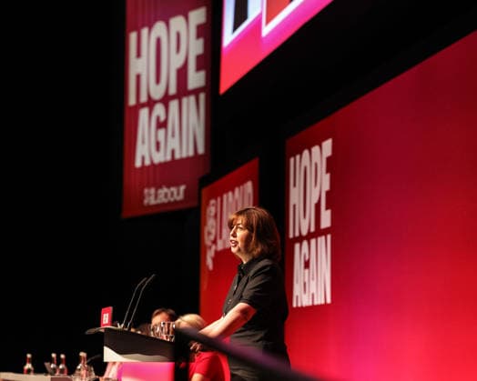 Labour Party Annual Conference 2026 Deputy Leader of the Labour Party and Secretary of State for Education Lucy Powell MP speaks during the Labour Party Annual Conference 2026 at Convention Centre, Liverpool, United Kingdom on 27 September 2026 (Photo by Mark Cosgrove News Images) Liverpool Convention Centre Merseyside United Kingdom Copyright: xMarkxCosgrove NewsxImagesx