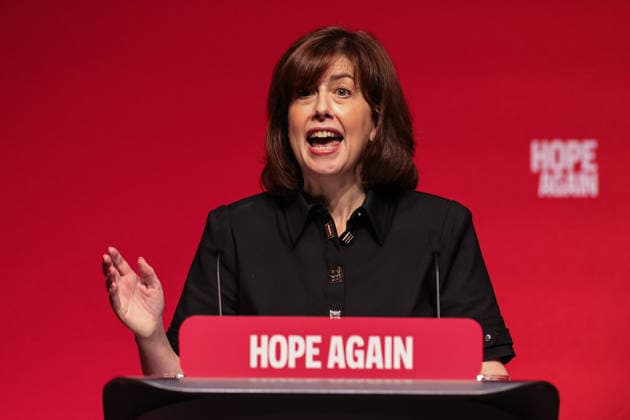 Labour Party Annual Conference 2026 Deputy Leader of the Labour Party and Secretary of State for Education Lucy Powell MP speaks during the Labour Party Annual Conference 2026 at Convention Centre, Liverpool, United Kingdom on 27 September 2026 (Photo by Mark Cosgrove News Images) Liverpool Convention Centre Merseyside United Kingdom Copyright: xMarkxCosgrove NewsxImagesx