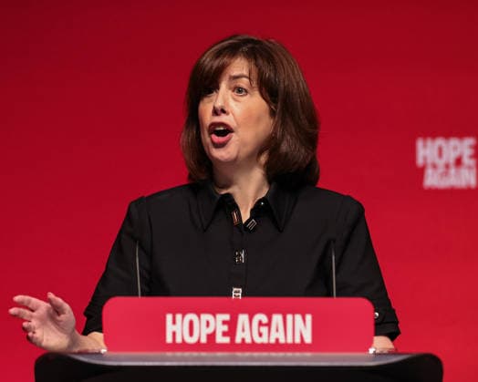 Labour Party Annual Conference 2026 Deputy Leader of the Labour Party and Secretary of State for Education Lucy Powell MP speaks during the Labour Party Annual Conference 2026 at Convention Centre, Liverpool, United Kingdom on 27 September 2026 (Photo by Mark Cosgrove News Images) Liverpool Convention Centre Merseyside United Kingdom Copyright: xMarkxCosgrove NewsxImagesx