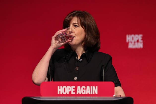 Labour Party Annual Conference 2026 Deputy Leader of the Labour Party and Secretary of State for Education Lucy Powell MP speaks during the Labour Party Annual Conference 2026 at Convention Centre, Liverpool, United Kingdom on 27 September 2026 (Photo by Mark Cosgrove News Images) Liverpool Convention Centre Merseyside United Kingdom Copyright: xMarkxCosgrove NewsxImagesx