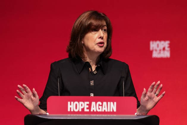 Labour Party Annual Conference 2026 Deputy Leader of the Labour Party and Secretary of State for Education Lucy Powell MP speaks during the Labour Party Annual Conference 2026 at Convention Centre, Liverpool, United Kingdom on 27 September 2026 (Photo by Mark Cosgrove News Images) Liverpool Convention Centre Merseyside United Kingdom Copyright: xMarkxCosgrove NewsxImagesx