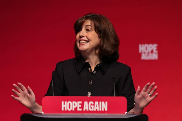 Labour Party Annual Conference 2026 Deputy Leader of the Labour Party and Secretary of State for Education Lucy Powell MP speaks during the Labour Party Annual Conference 2026 at Convention Centre, Liverpool, United Kingdom on 27 September 2026 (Photo by Mark Cosgrove News Images) Liverpool Convention Centre Merseyside United Kingdom Copyright: xMarkxCosgrove NewsxImagesx