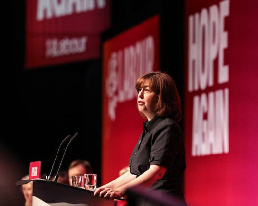 Labour Party Annual Conference 2026 Deputy Leader of the Labour Party and Secretary of State for Education Lucy Powell MP speaks during the Labour Party Annual Conference 2026 at Convention Centre, Liverpool, United Kingdom on 27 September 2026 (Photo by Mark Cosgrove News Images) Liverpool Convention Centre Merseyside United Kingdom Copyright: xMarkxCosgrove NewsxImagesx