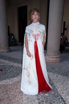 IPA89031957 - Milan, Milan Women™s Fashion Week Spring Summer 2027 - Women™s Fashion, Spring Summer 2027 - HUI fashion show - front row Pictured: Giulia Fondati Sofia  Copyright: xRiccardoxGIordanox xRiccardoxGiordano IPAx IPA89031957