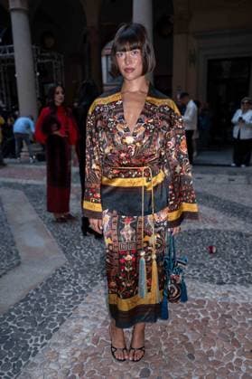 IPA89031971 - Milan, Milan Women™s Fashion Week Spring Summer 2027 - Women™s Fashion, Spring Summer 2027 - HUI fashion show - front row in the photo: guest  Copyright: xRiccardoxGIordanox xRiccardoxGiordano IPAx IPA89031971