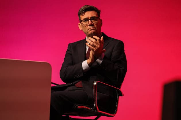Labour Party Annual Conference 2026 Prime Minister of the United Kingdom Andy Burnham applauds First Secretary of State, Chancellor of the Duchy of Lancaster and Minister for the Cabinet Office Louise Haigh MP as she speaks during the Labour Party Annual Conference 2026 at Convention Centre, Liverpool, United Kingdom on 27 September 2026 (Photo by Mark Cosgrove News Images) Liverpool Convention Centre Merseyside United Kingdom Copyright: xMarkxCosgrove NewsxImagesx