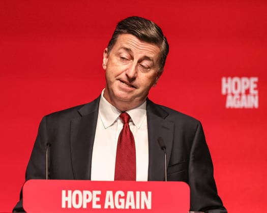 Labour Party Annual Conference 2026 Secretary of State for Scotland Douglas Alexander MP speaks during the Labour Party Annual Conference 2026 at Convention Centre, Liverpool, United Kingdom on 27 September 2026 (Photo by Mark Cosgrove News Images) Liverpool Convention Centre Merseyside United Kingdom Copyright: xMarkxCosgrove NewsxImagesx