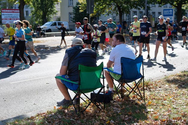 Berlin, September 27, 2026, 52nd BMW Berlin Marathon, Scenes from Hohenzollerndamm in the Wilmersdorf district