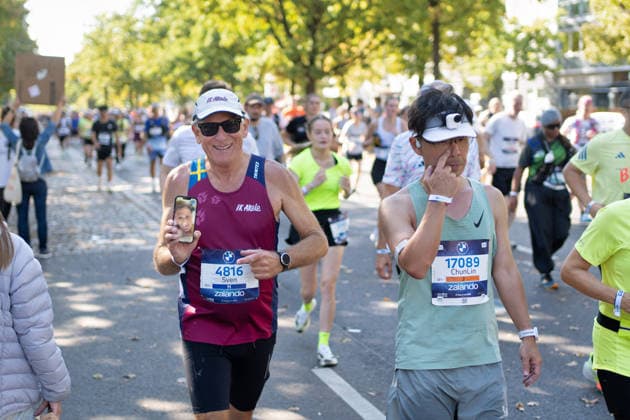 Berlin, September 27, 2026, 52nd BMW Berlin Marathon, Scenes from Hohenzollerndamm in the Wilmersdorf district