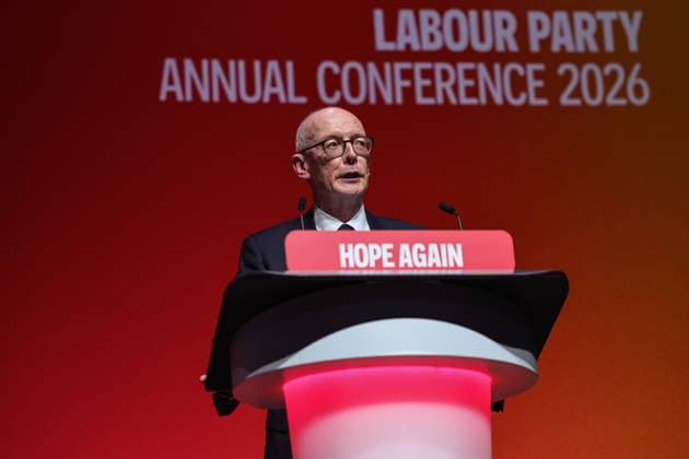 Labour Party Annual Conference 2026 Secretary of State for Work and Pensions Pat McFadden MP speaks during the Labour Party Annual Conference 2026 at Convention Centre, Liverpool, United Kingdom on 27 September 2026 (Photo by Mark Cosgrove News Images) Liverpool Convention Centre Merseyside United Kingdom Copyright: xMarkxCosgrove NewsxImagesx
