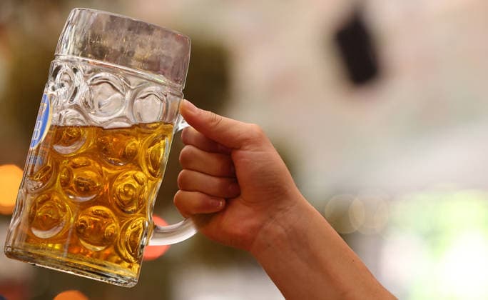 Germany world s largest beer festival Oktoberfest Attendees drink beer during the world s largest beer festival Oktoberfest in Munich, Germany, September 27th , 2026 . Photo by Davide Elias Copyright: xDavidexEliasx