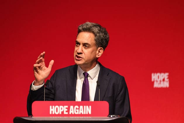 Labour Party Annual Conference 2026 Ed Miliband, Secretary of State for Foreign, Commonwealth and Development Affairs speaks during the Labour Party Annual Conference 2026 at Convention Centre, Liverpool, United Kingdom on 27 September 2026 (Photo by Mark Cosgrove News Images) Liverpool Convention Centre Merseyside United Kingdom Copyright: xMarkxCosgrove NewsxImagesx