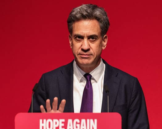 Labour Party Annual Conference 2026 Ed Miliband, Secretary of State for Foreign, Commonwealth and Development Affairs speaks during the Labour Party Annual Conference 2026 at Convention Centre, Liverpool, United Kingdom on 27 September 2026 (Photo by Mark Cosgrove News Images) Liverpool Convention Centre Merseyside United Kingdom Copyright: xMarkxCosgrove NewsxImagesx