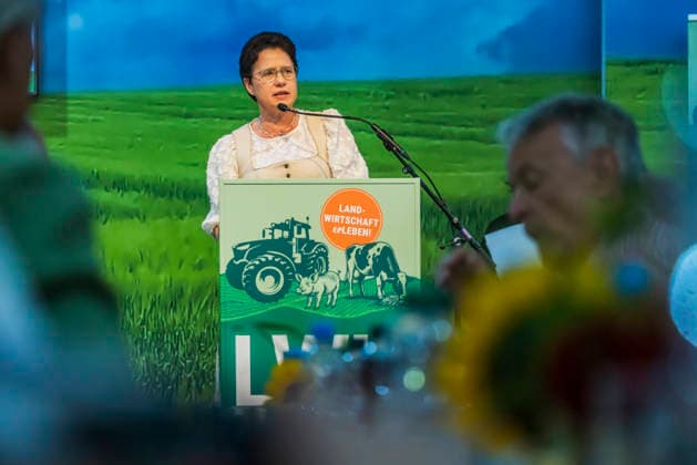 Marion Gentges, Member of the State Parliament (CDU), Minister for Rural Affairs, Agriculture, and Regional Identity Official opening ceremony of the Agricultural Fair in Bad Cannstatt—Southern Germany’s largest trade fair for agriculture, forestry, and the food industry showcases agricultural machinery an