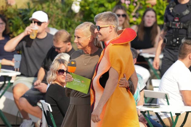 ZDF Fernsehgarten 2026: Andrea Kiwi Kiewel on ZDF Fernsehgarten, themed Season Finale, on September 27, 2026, in Mainz, Rhineland-Palatinate, ZDF Fernsehgarten