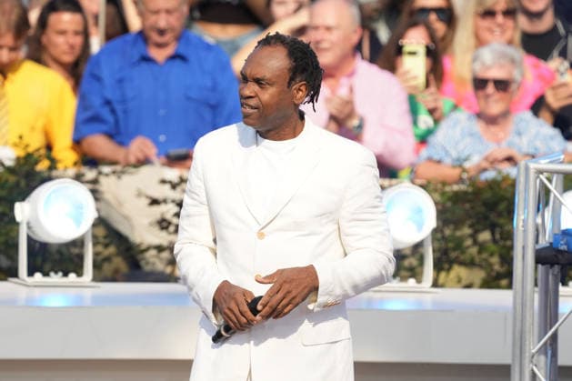 ZDF Fernsehgarten 2026: Musician Dr. Alban at the ZDF Fernsehgarten, themed Season Finale, on September 27, 2026, in Mainz, Rhineland-Palatinate, ZDF Fernsehgarten
