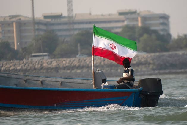 Members of Iran s paramilitary Basij Force take part in a military drill during the Janfada Iran exercise on the Iranian coast of Kandal, overlooking the Strait of Hormuz, Iran, on Sunday, September 27, 2026. The exercise comes amid continuing regional tensions and heightened security measures around the Strait of Hormuz, one of the world s most strategically important waterways.  IRN2026092713 BehnamxTofighi