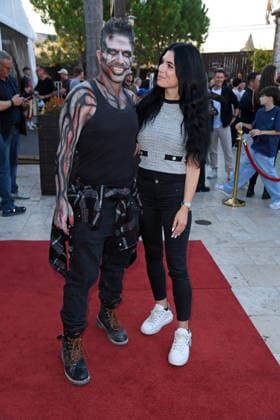 Marc Terenzi with his girlfriend Priscilla DiLaura at the TRAUMATICA CREATOR EDITION celebrating its 10th anniversary at Europa-Park in Rust on September 27, 2026