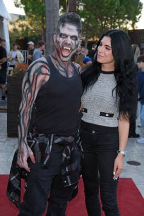 Marc Terenzi with his girlfriend Priscilla DiLaura at the TRAUMATICA CREATOR EDITION celebrating its 10th anniversary at Europa-Park in Rust on September 27, 2026