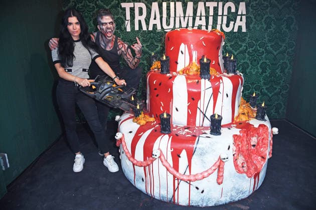 Marc Terenzi with his girlfriend Priscilla DiLaura at the TRAUMATICA CREATOR EDITION celebrating its 10th anniversary at Europa-Park in Rust on September 27, 2026