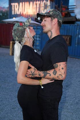 Willi Banner Willi Whey with his girlfriend Kim Schiele at the TRAUMATICA CREATOR EDITION celebrating its 10th anniversary at Europa-Park in Rust on September 27, 2026