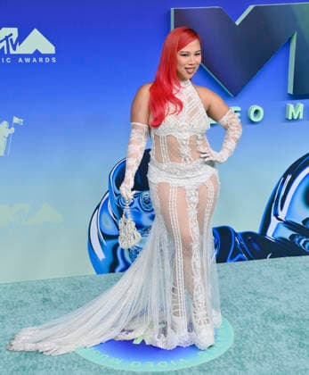 Th?y arrives on the red carpet at the 2026 MTV Video Music Awards VMA s at the Peacock Theater in Los Angeles on Sunday, September 27, 2026.  LAP20260927417 JIMxRUYMEN