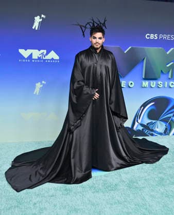 Adam Lambert arrives on the red carpet at the 2026 MTV Video Music Awards VMA s at the Peacock Theater in Los Angeles on Sunday, September 27, 2026.  LAP20260927440 JIMxRUYMEN