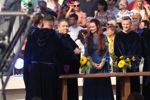 Gregorian on the TV show ZDF Fernsehgarten Finalparty at Lerchenberg in Mainz, September 27, 2026 Copyright: xAgenturxMatthiasxWehnertx xM.xGränzdörferx