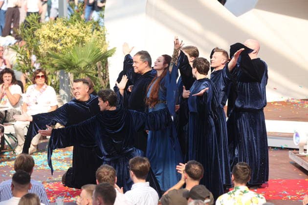 Gregorian on the TV show ZDF Fernsehgarten Finalparty at Lerchenberg in Mainz, September 27, 2026 Copyright: xAgenturxMatthiasxWehnertx xM.xGränzdörferx