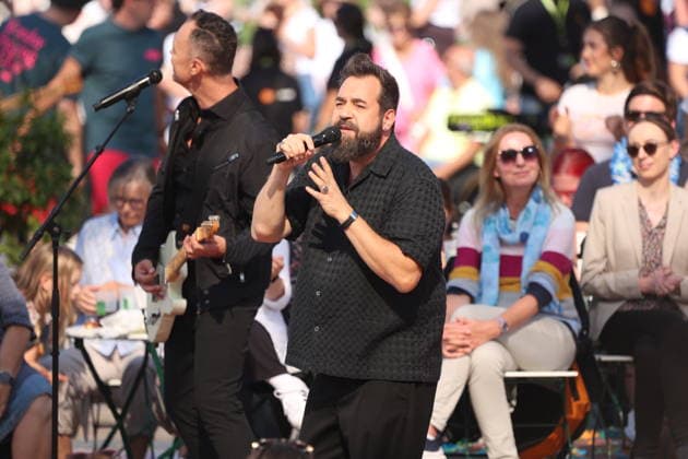 Laith Al Deen on the TV show ZDF Fernsehgarten Final Party at Lerchenberg in Mainz, September 27, 2026 Copyright: xAgenturxMatthiasxWehnertx xM.xGränzdörferx