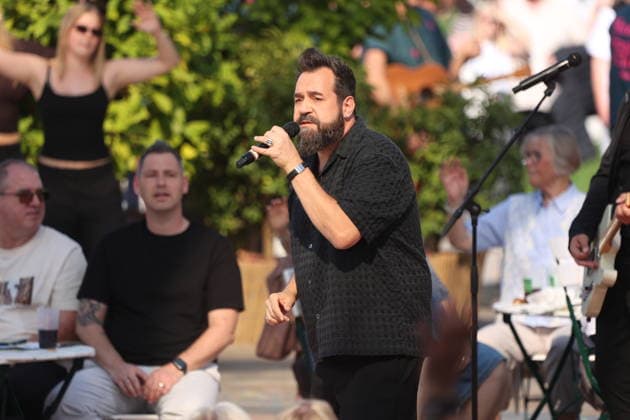 Laith Al Deen on the TV show ZDF Fernsehgarten Final Party at Lerchenberg in Mainz, September 27, 2026 Copyright: xAgenturxMatthiasxWehnertx xM.xGränzdörferx