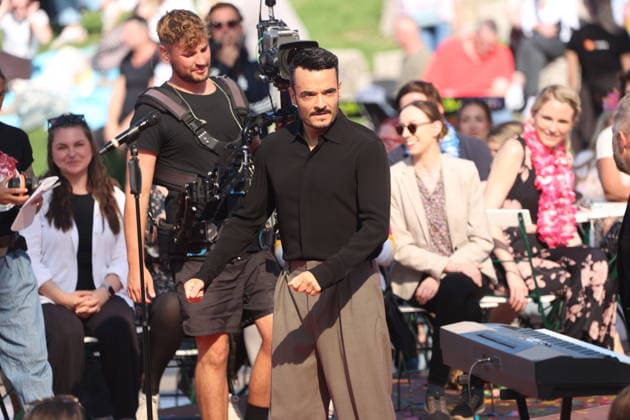 Giovanni Zarrella on the TV show ZDF Fernsehgarten Finalparty at Lerchenberg in Mainz, September 27, 2026 Copyright: xAgenturxMatthiasxWehnertx xM.xGränzdörferx