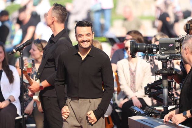 Giovanni Zarrella on the TV show ZDF Fernsehgarten Finalparty at Lerchenberg in Mainz, September 27, 2026 Copyright: xAgenturxMatthiasxWehnertx xM.xGränzdörferx