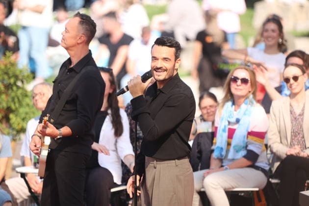Giovanni Zarrella on the TV show ZDF Fernsehgarten Finalparty at Lerchenberg in Mainz, September 27, 2026 Copyright: xAgenturxMatthiasxWehnertx xM.xGränzdörferx